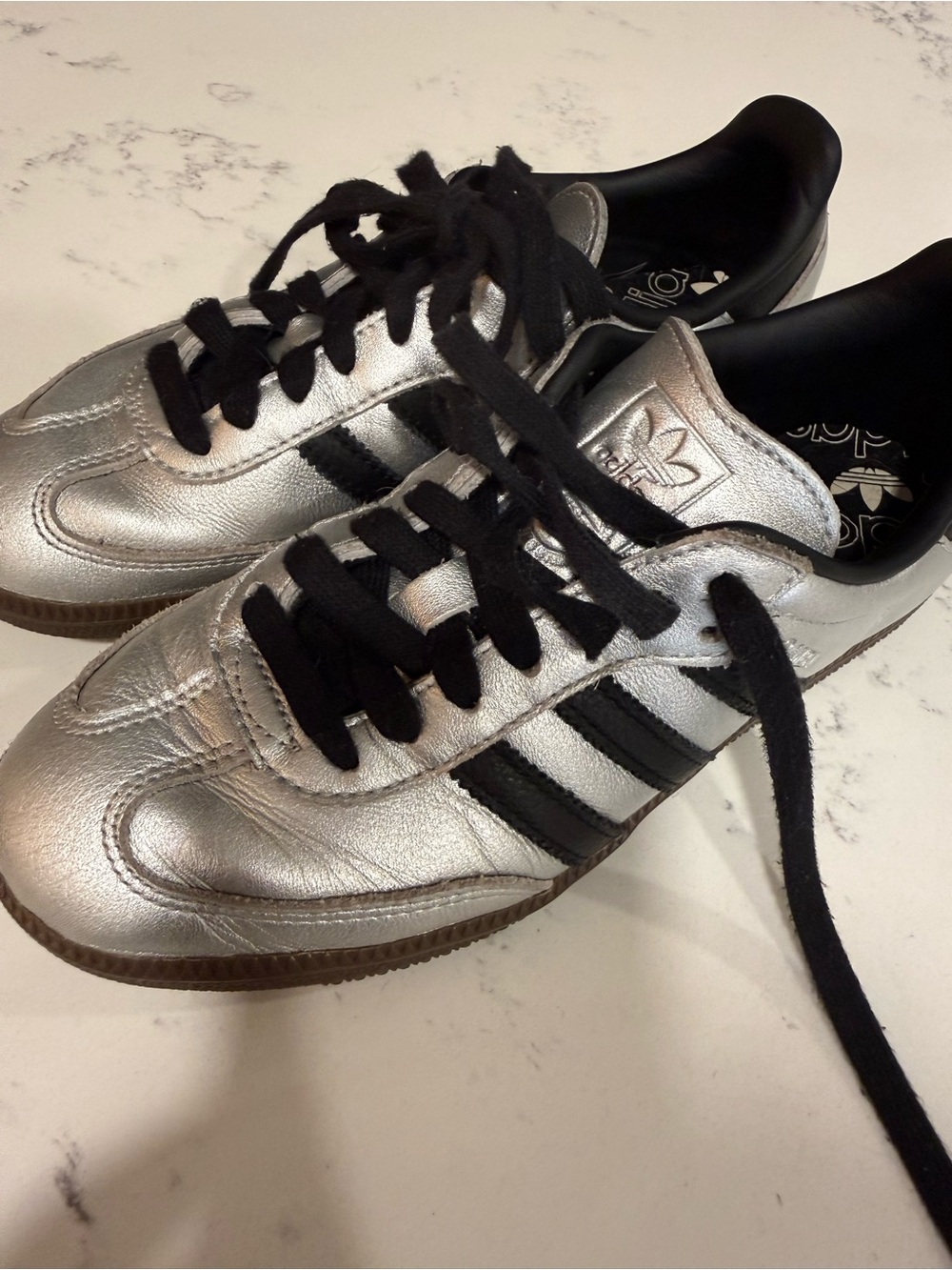 Adidas Samba OG Women’s  Sneakers- Silver metallic
